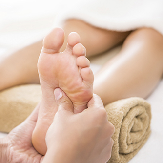 Fußreflexzonen-Massage